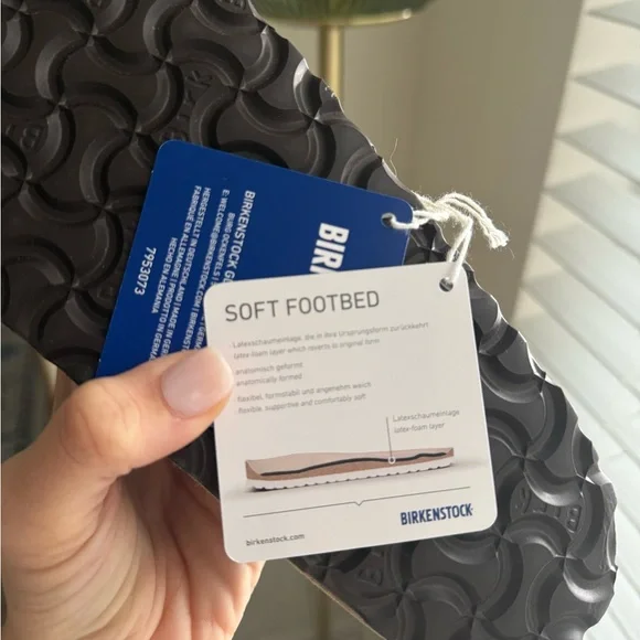 Birkenstock Boston Suede Clog in Taupe (Size 8.5) - Picture 5 of 9